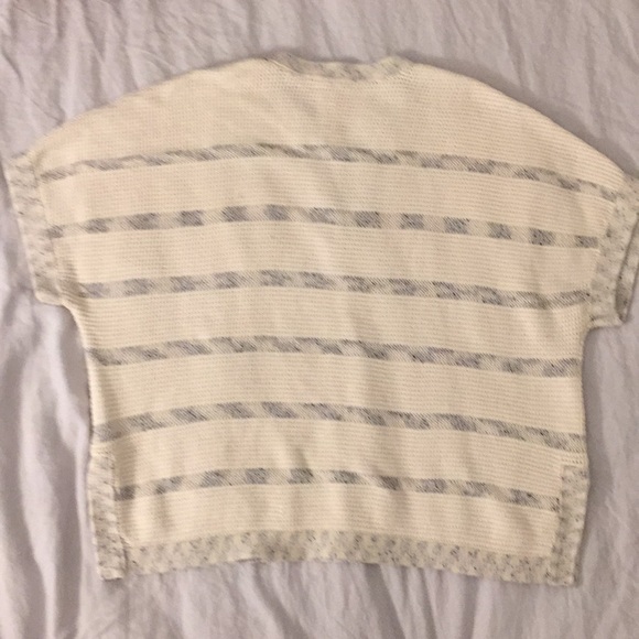NWT VINCE Speckle Stitch Popover Sweater - Picture 8 of 8